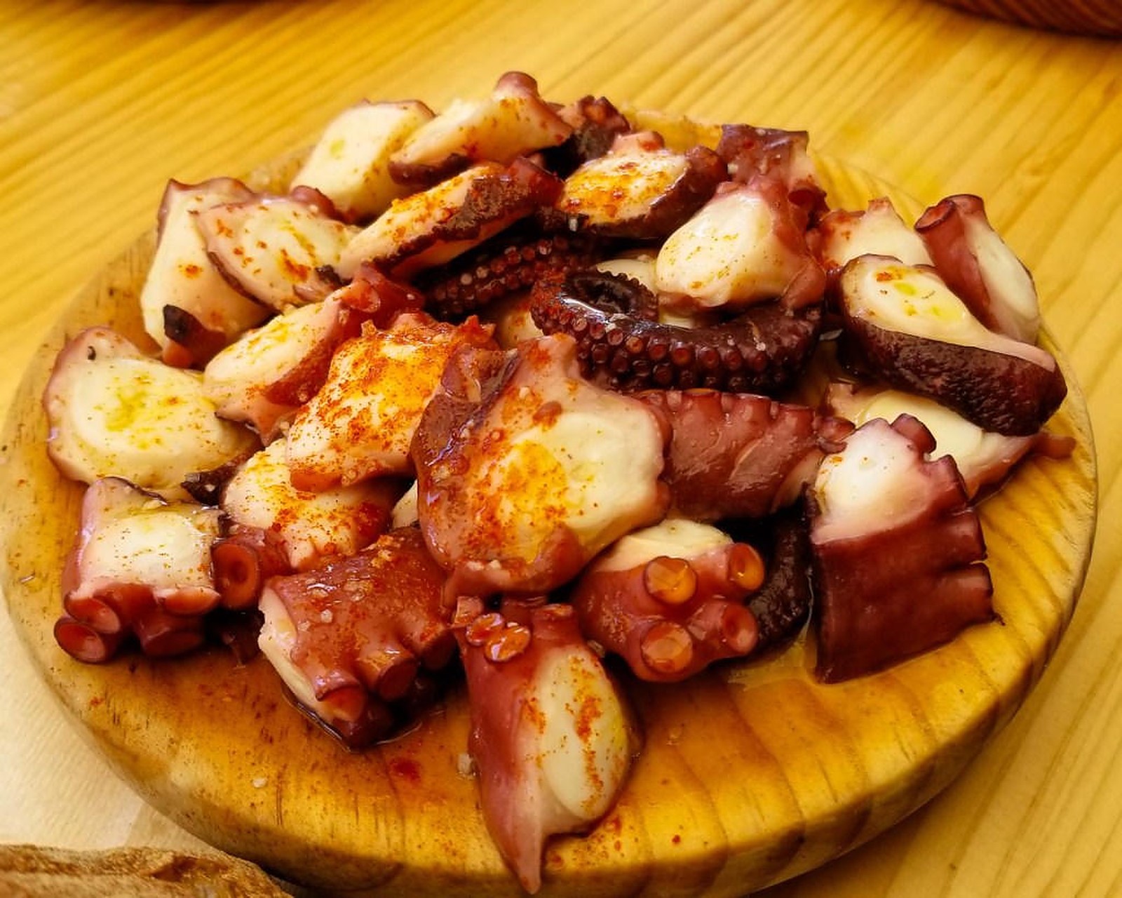 Pulpo a la gallega.